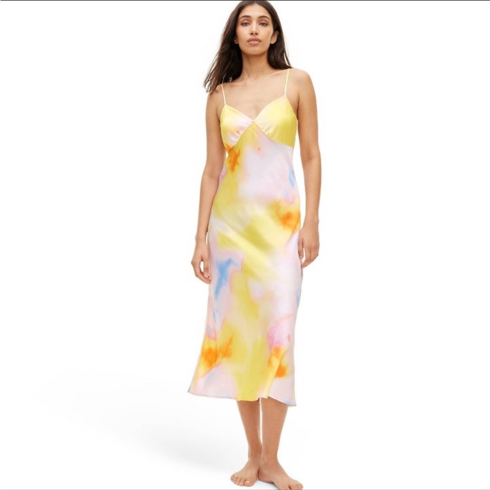 Diane Von Furtsensberg Target Long Satin Slip Dress